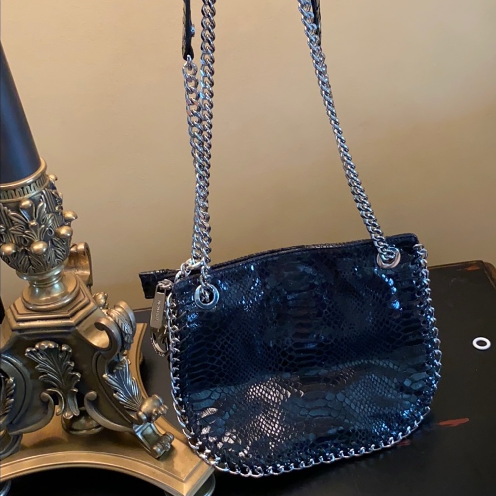 Leather python print Michael Kors handbag - Picture 3 of 3